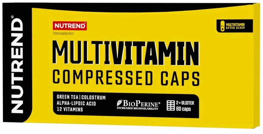 Maisto papildas kapsulėmis Nutrend Multivitamin Compressed 60 kapsulių