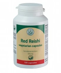 Grandininis pjūklas Maisto papildas Raudona Reishi, Herbals 500mg, 120 vnt.