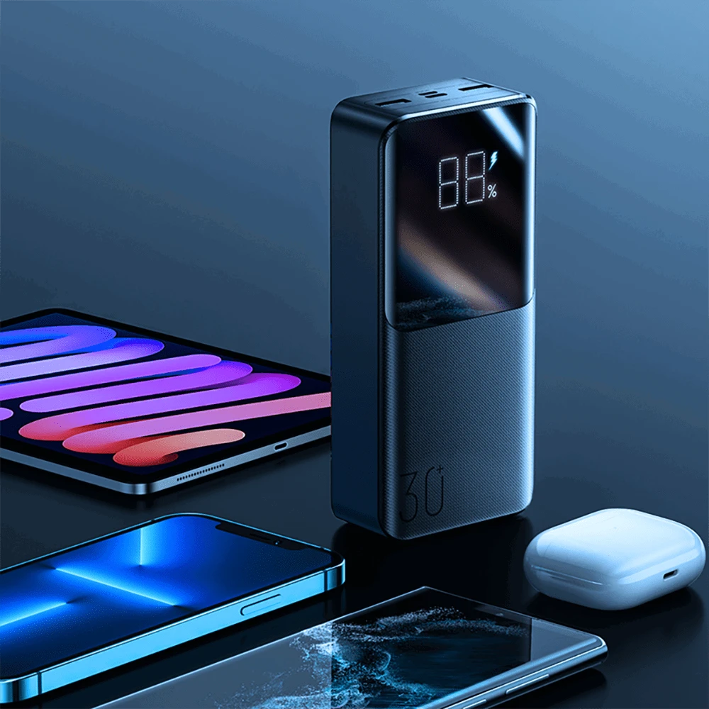 Išorinė baterija Power Bank Joyroom JR-QP193 22.5W 30000mAh juoda