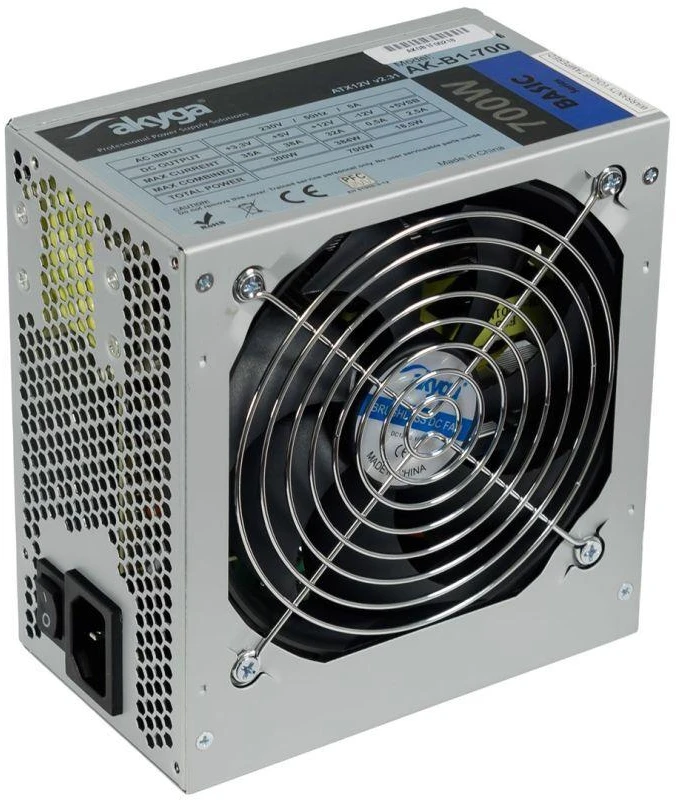 Maitinimo blokas Akyga AK-B1-700 (700 W; pasyvus; 120 mm)
