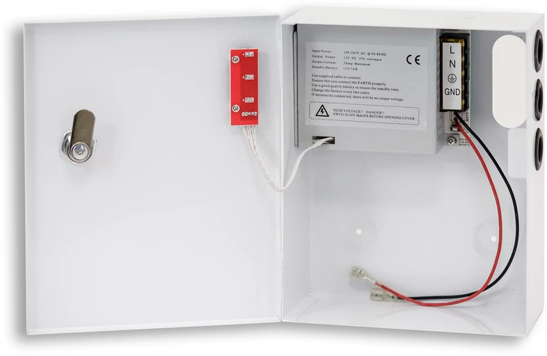 Maitinimo blokas su korpusu PowerBubble PBHD1203-02B (3A/12V, su akum. krovimu)
