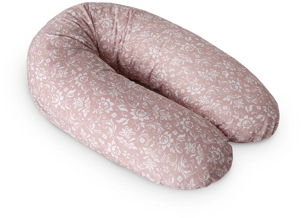 CebaBaby maitinimo pagalvė dżersej multi rožinė gėlės W-880-000-827