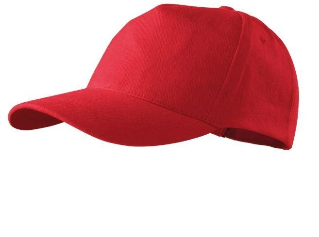 Adler Kepurė su Snapeliu MALFINI 5P 307 Unisex, Raudona 340g/m2
