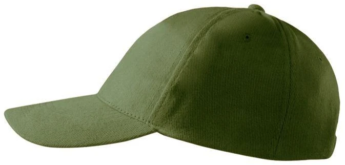Malfini As Kepurė su snapeliu MALFINI 5P 307 Unisex, Khaki 340g/m2