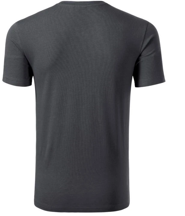 Malfini Action V-neck M MLI-70083 šviesiai antracito marškinėliai
