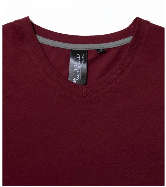 Malfini Action V-neck M MLI-70083 šviesiai antracito marškinėliai