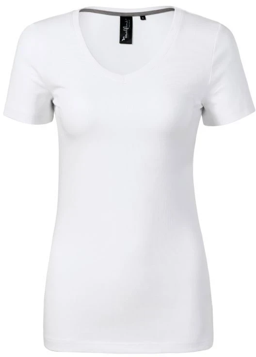 Malfini Action V-neck marškinėliai MLI-70100 balti