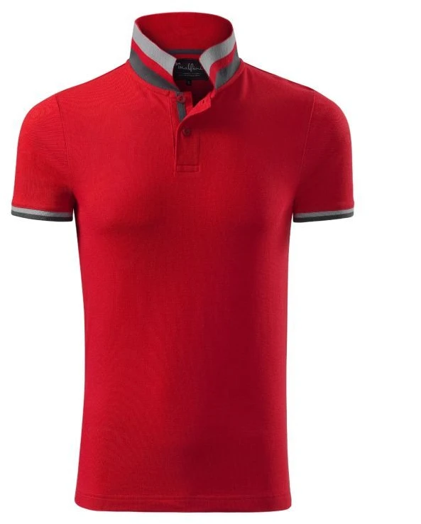 Malfini Collar Up M MLI-25671 formulos raudoni polo marškinėliai