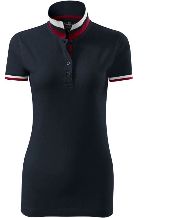 Malfini Collar Up Vyriklė MLI-25777 Tamsiai mėlynų marškinėlių