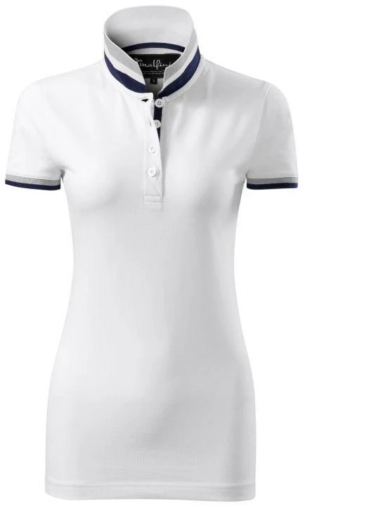 Malfini Collar Up W MLI-25700 balti marškinėliai polo