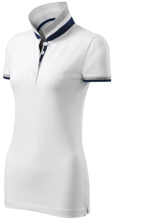 Malfini Collar Up W MLI-25700 balti marškinėliai polo