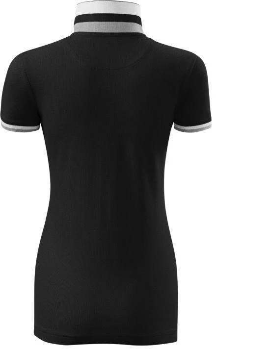 Malfini Collar Up W MLI-25701 Juoda Polo Marškinėli