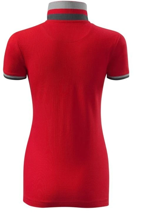 Malfini Collar Up W MLI-25771 formulos raudoni polo marškinėliai