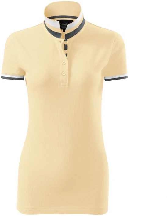 Malfini Collar Up W MLI-25785 bourbon vanilla polo marškinėliai