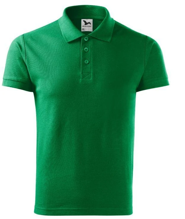 Malfini Cotton M MLI-21216 žali marškinėliai (polo)
