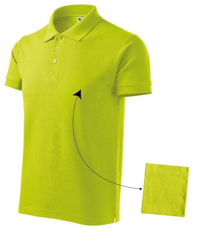 Malfini Cotton M MLI-21262 marškinėlių polo medvilniniai vyriški dydis M