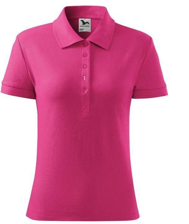Malfini Cotton W MLI-21340 Polo marškinėliai Violetinė Raudona