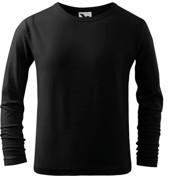 Malfini Fit-T LS Jr MLI-12101 Juoda