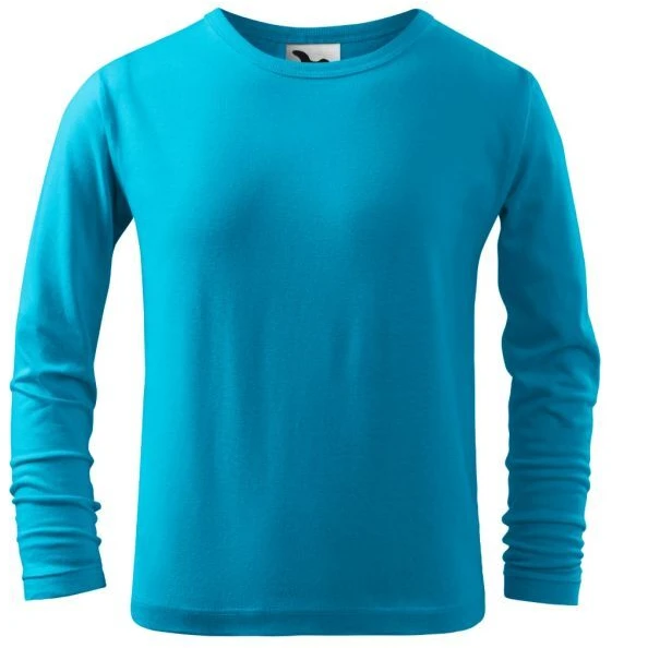 Malfini Fit-T LS Jr MLI-12144 turkiozė