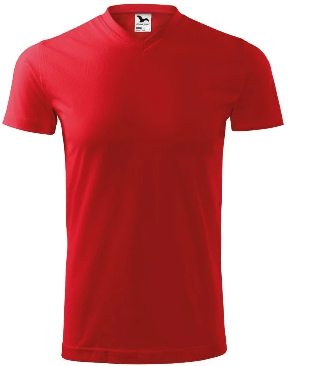 Malfini Heavy V-neck Marškinėliai M MLI-11107 raudoni