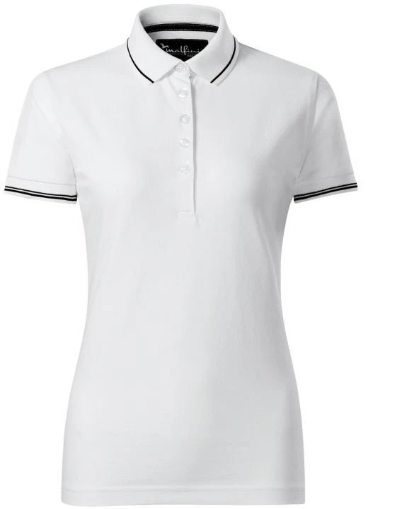 Malfini Perfection vienspalviai polo marškinėliai W MLI-25300 balti