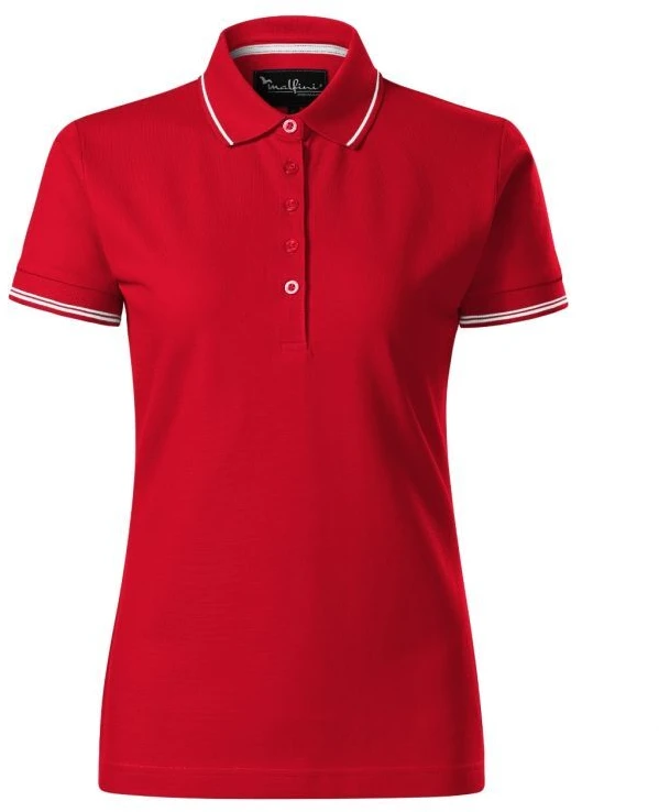 Malfini Perfection vienspalviai polo marškinėliai W MLI-25371, formulės raudonos spalvos