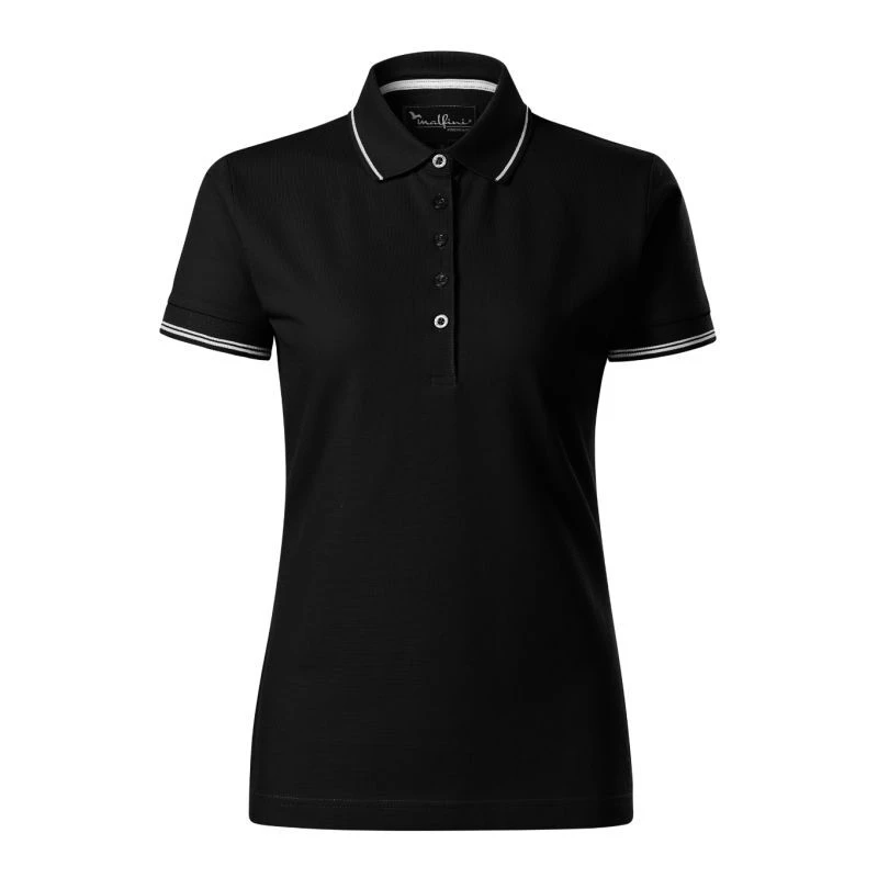 Malfini Perfection vienspalviai polo marškinėliai W MLI-25301 juodi