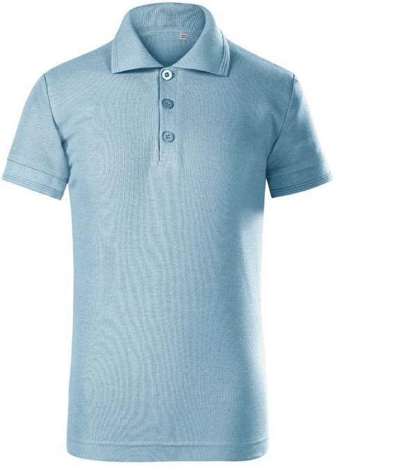 Malfini Pique Polo Free Jr MLI-F2215 mėlynas polo marškinėlis