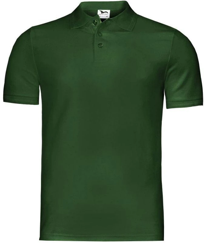 Malfini Pique Polo Free M MLI-F0306 polo marškinėliai, buteliuko žalumo spalvos