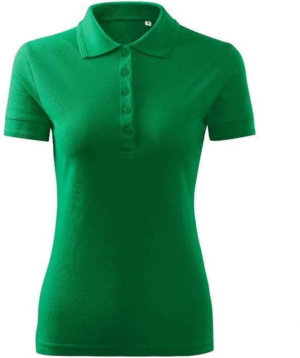 Malfini Pique Polo Free W MLI-F1016 Žali marškinėliai POLO