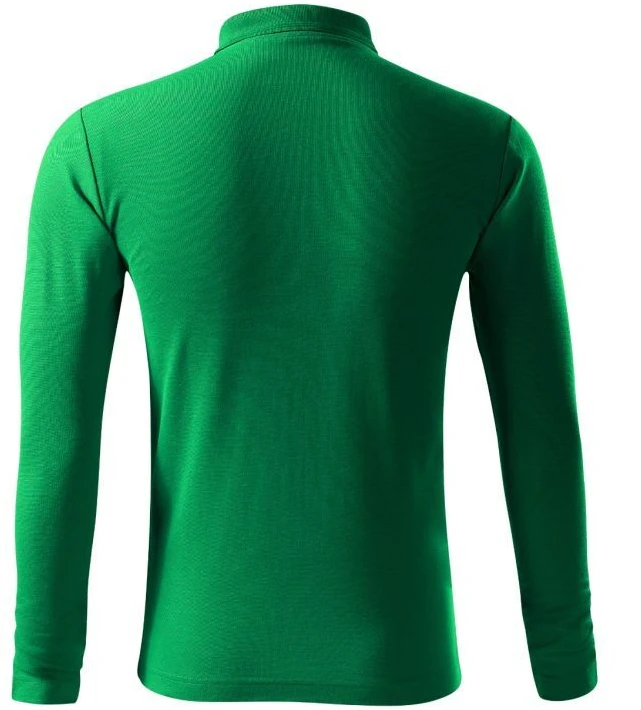 Malfini Pique Polo LS M MLI-22116 žali polo marškiniai