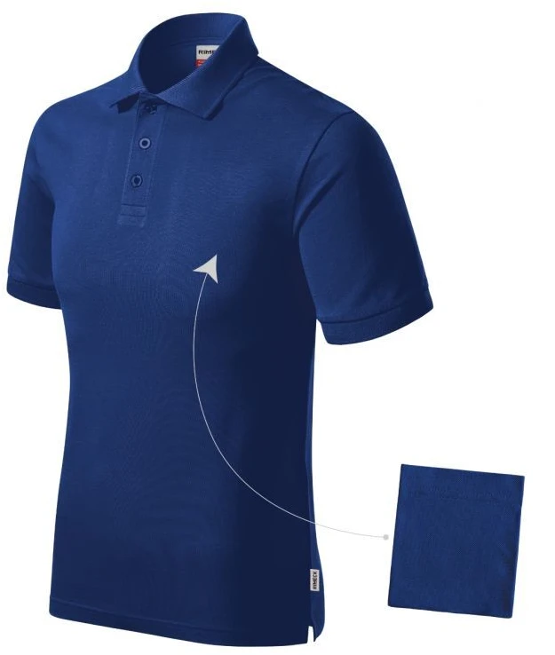 Malfini Resist Heavy Polo M MLI-R20RB mėlyna polo marškinėliai