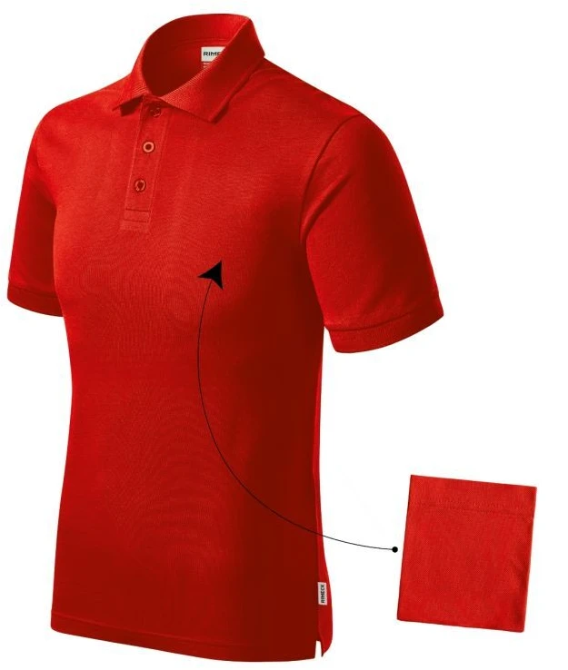 Malfini Resist Heavy Polo M MLI-R20RD raudoni marškinėliai