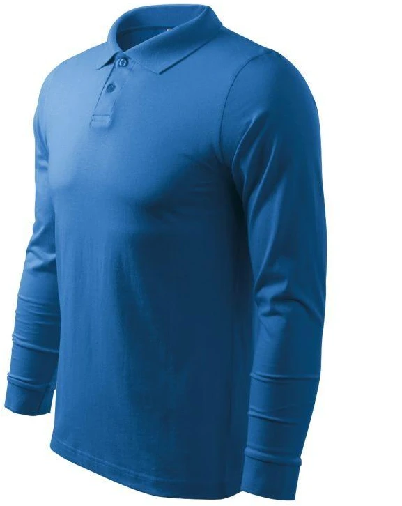 Malfini Single J. LS M polo marškiniai MLI-21114 azure