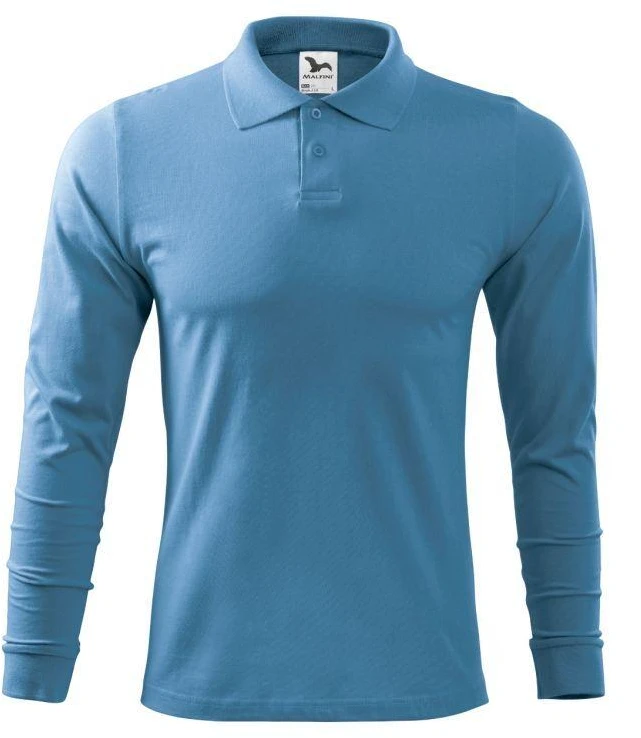 Malfini Single J. LS M polo marškiniai MLI-21114 azure