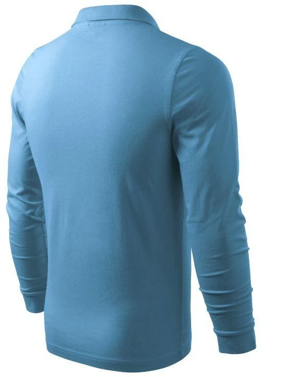 Malfini Single J. LS M polo marškiniai MLI-21114 azure
