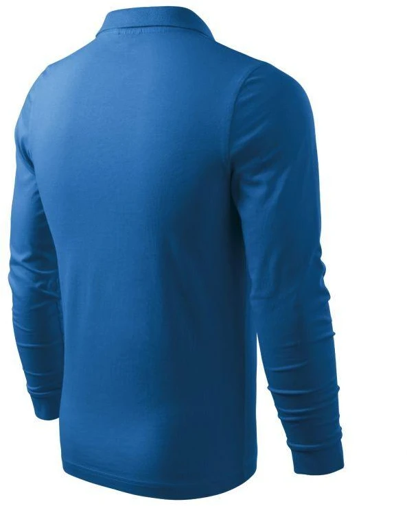 Malfini Single J. LS M polo marškiniai MLI-21114 azure