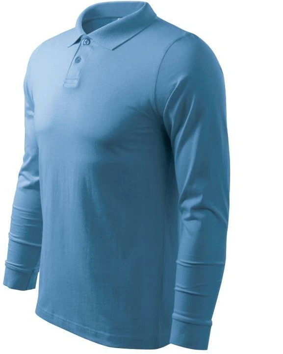 Malfini Single J. LS M polo marškiniai MLI-21114 azure