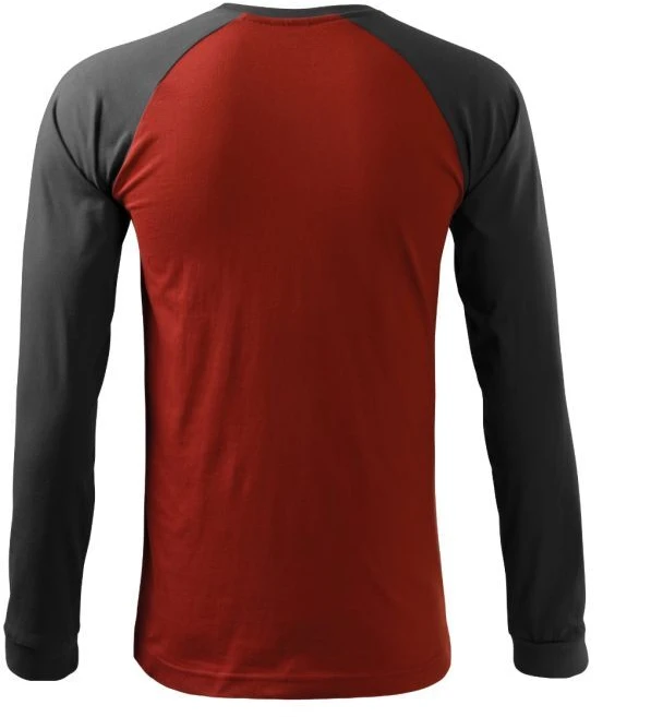 Malfini Street LS M T-shirt MLI-13023 Marlboro Raudona