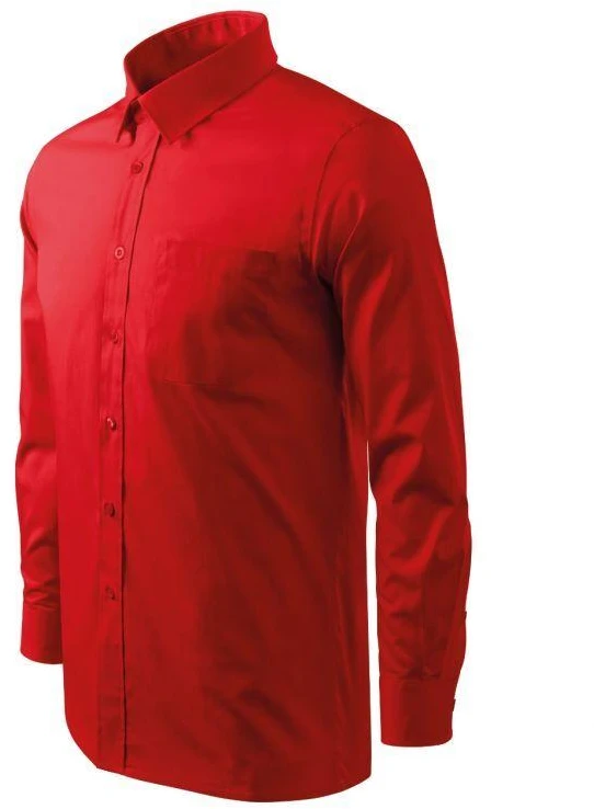 Malfini Style Marškiniai LS M MLI-20907 Raudona