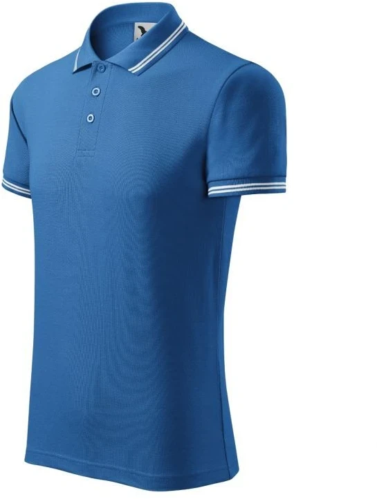 Malfini Urban M MLI-21914 mėlynų marškinėlių polo