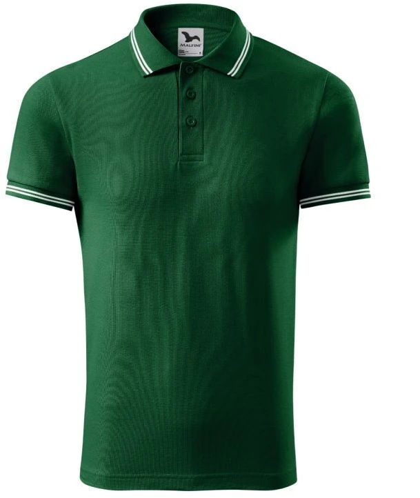 Malfini Urban M MLI-219D3 tamsiai žalios spalvos polo marškinėliai