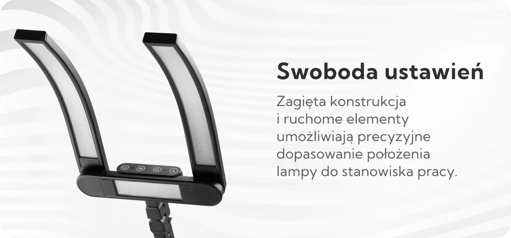 Activeshop Kosmetologinė lempa manikiūro procedūroms Glow L05, juoda