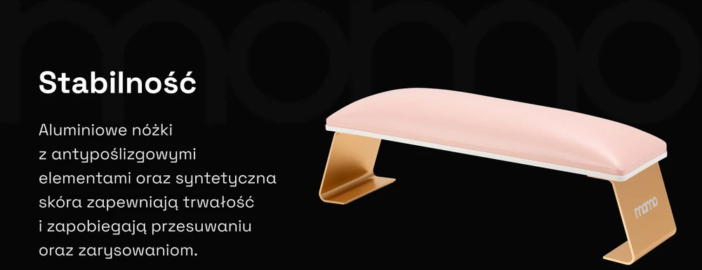 Activeshop Manikiūro porankis Momo 7-M pink and auksinis