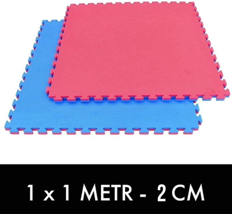 Mankštos kilimėlis su saugos sertifikatu - Dėlionės tipo 1x1m Tatamis 2 cm