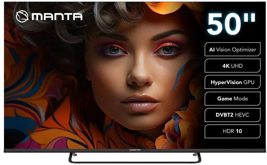 Televizorius „Manta 50LUV125E“ 50 colių 4K UHD išmanusis televizorius