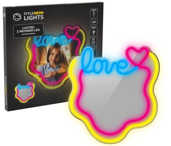 Manta MASNL131MT LOVE LED neoninis veidrodis