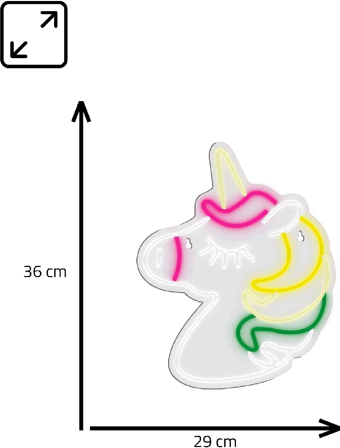 Manta SNL98MT LED neoninis šviestuvas vienaragis