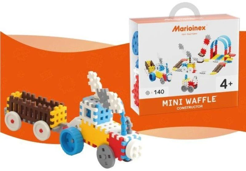 Vaflinės mini kaladėlės Marioinex 140 detalių