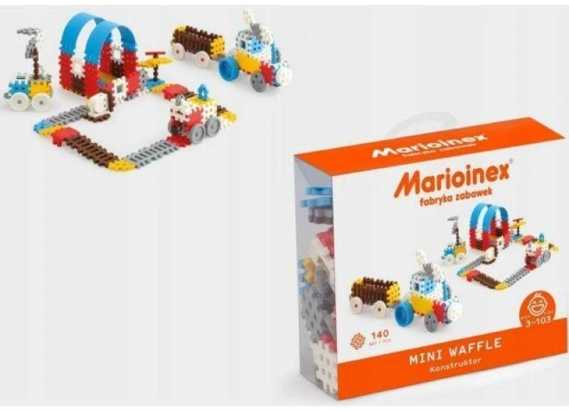 Vaflinės mini kaladėlės Marioinex 140 detalių